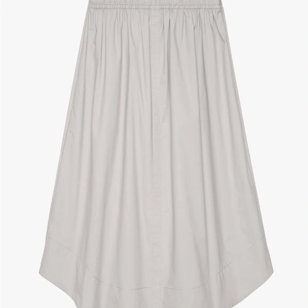 Zara SRPLS limited edition grey/ beige Drawstring Skirt